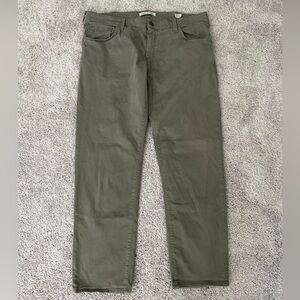 Mavi Jeans Pants Mens 40x32 Sage Green Zach Straight Leg Chino Khakis